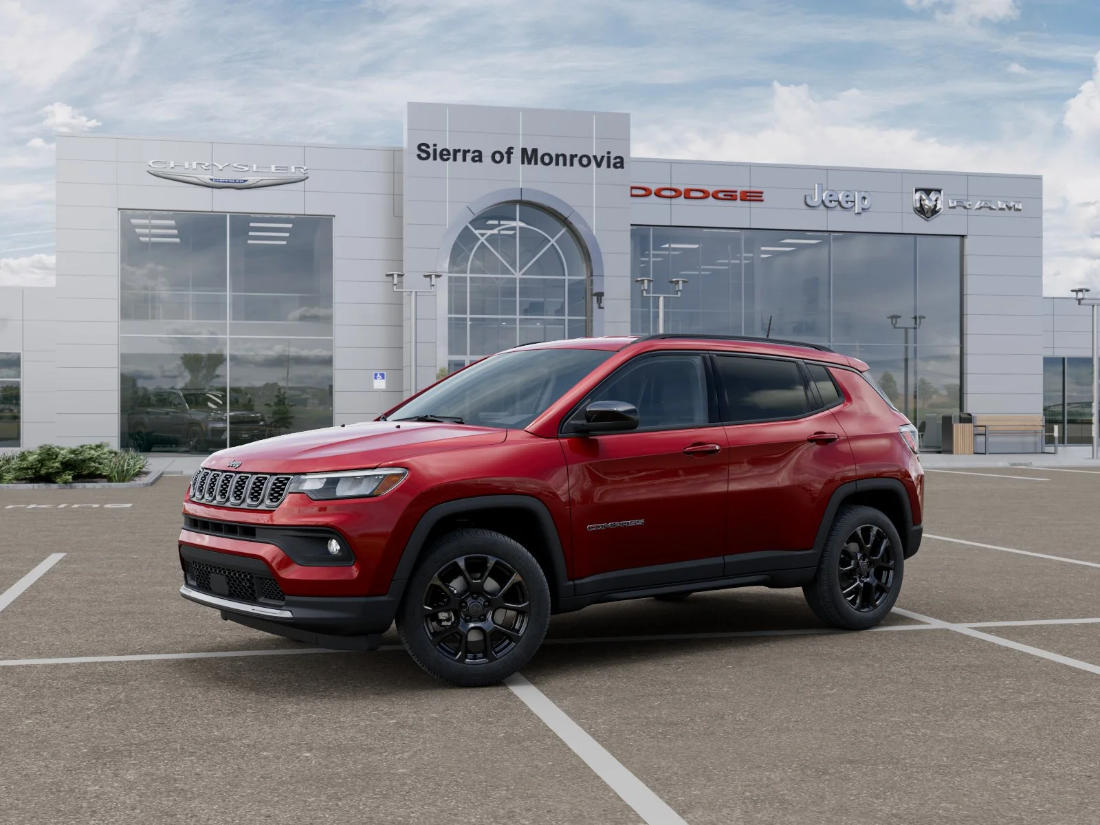 New 2026 Red Hot Pearl-Coat Exterior Paint Jeep Latitude image 28