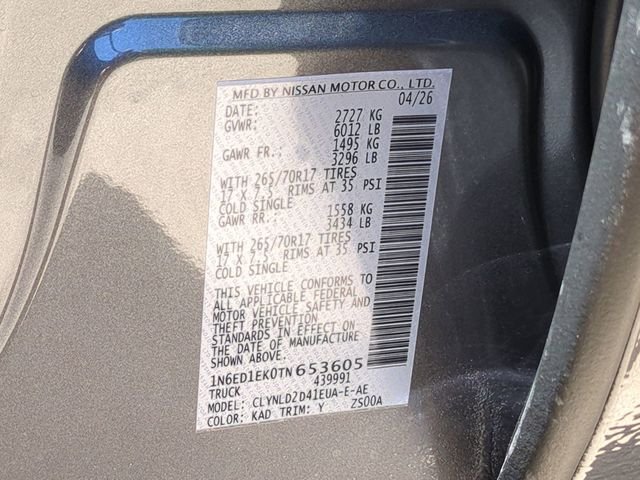 New 2026 Gun Metallic Nissan Crew Cab PRO-4X® image 28