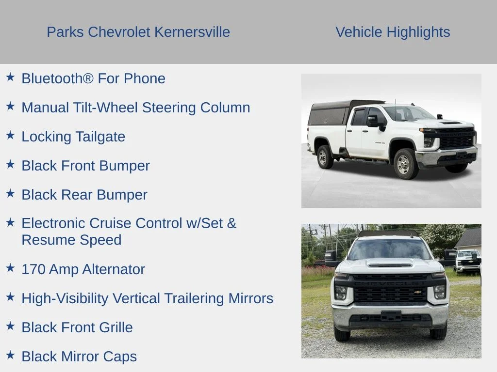 Used 2020 White Chevrolet Work Truck image 21