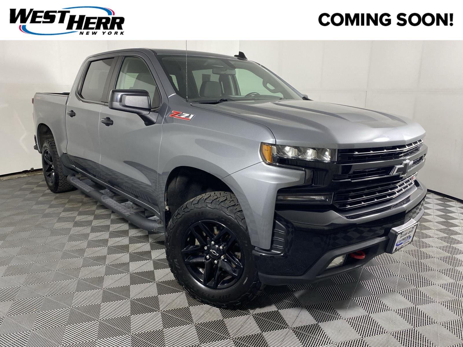 Used 2021 Satin Steel Metallic Chevrolet LT Trail Boss image 1