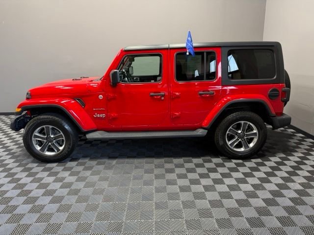 Certified Used 2020 Firecracker Red Clearcoat Jeep Unlimited Sahara image 6