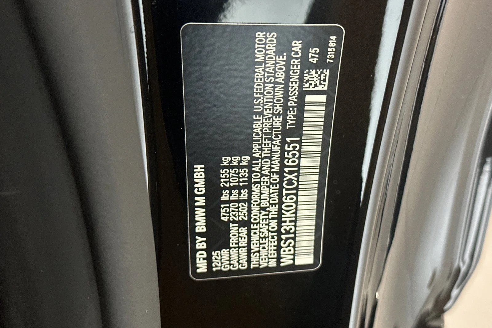 New 2026 Black Sapphire Metallic BMW Base image 21