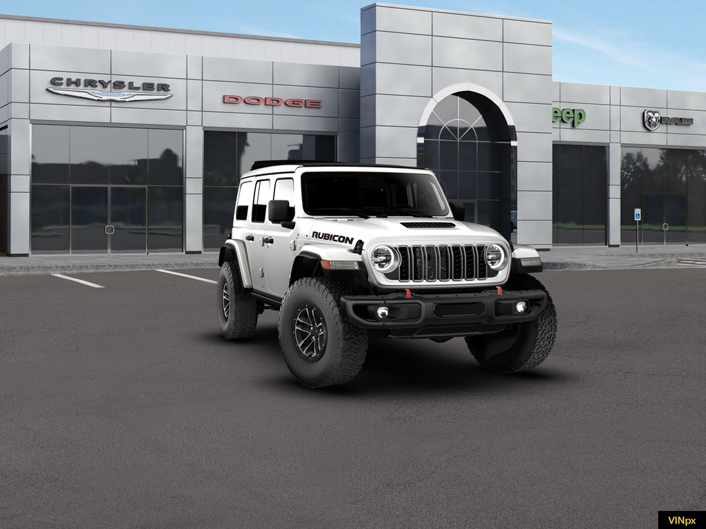 New 2026 Bright White Clear-Coat Exterior Paint Jeep Rubicon X image 15
