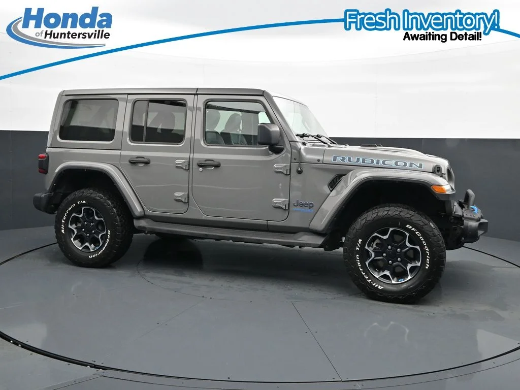 Used 2022 Gray Clearcoat Jeep Unlimited Rubicon 4xe image 11