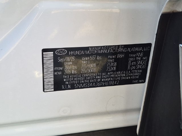 Used 2023 White Hyundai SEL image 35