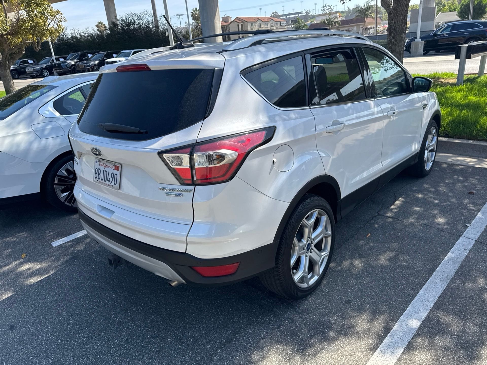 Used 2018 White Ford Titanium image 7