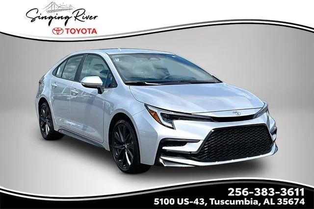 Used 2025 Silver Toyota SE image 1