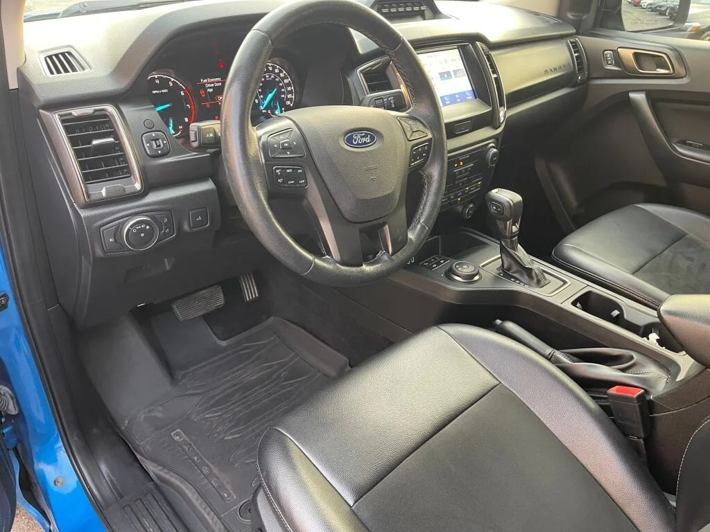 Certified Used 2021 Velocity Blue Metallic Ford XLT image 5