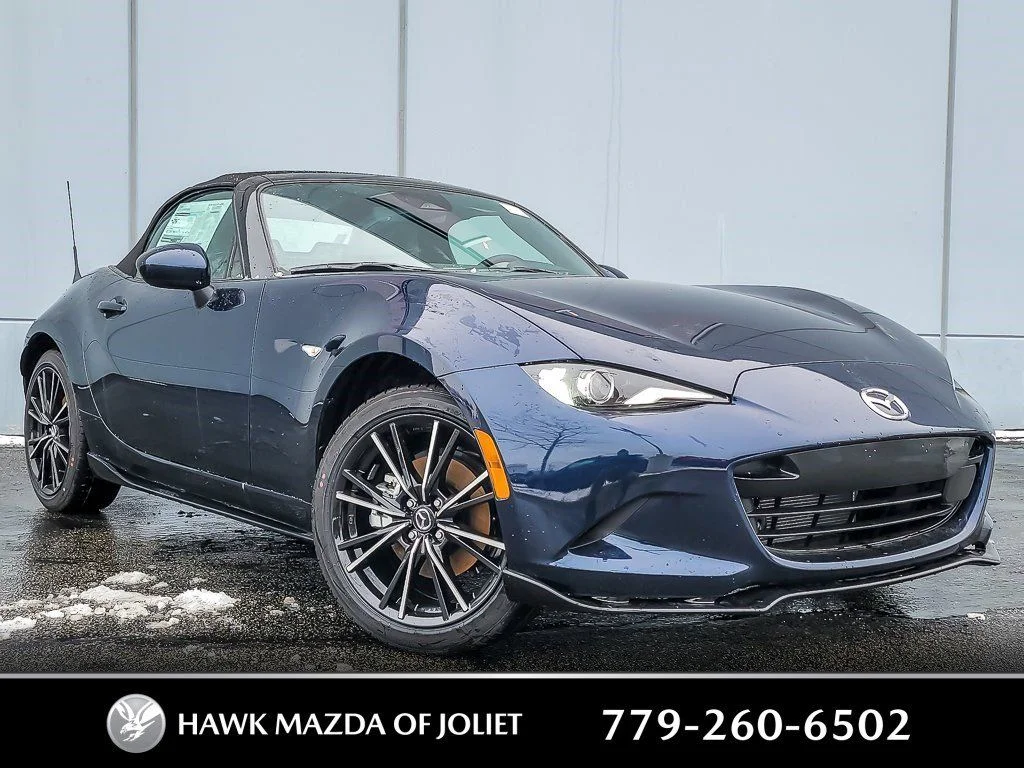 Used 2025 Deep Crystal Blue Mica Mazda Grand Touring image 1