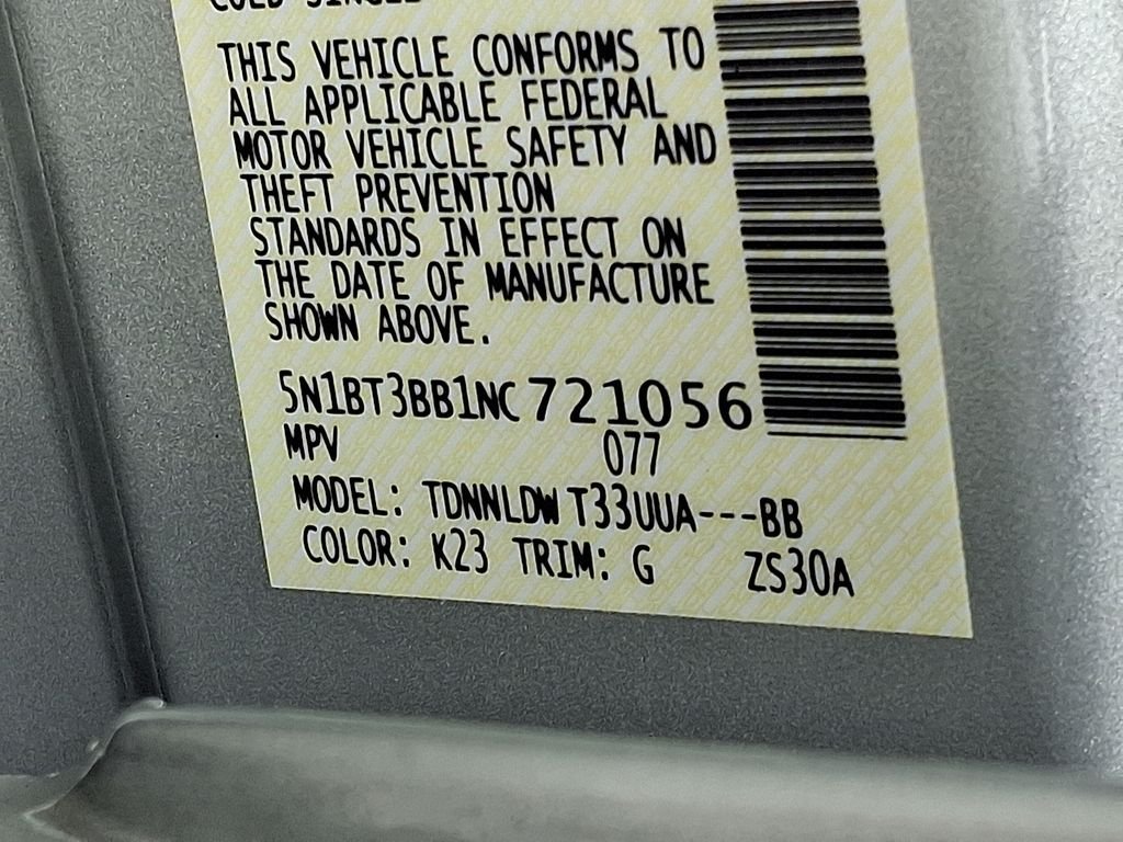 Used 2022 Silver Nissan SV image 26