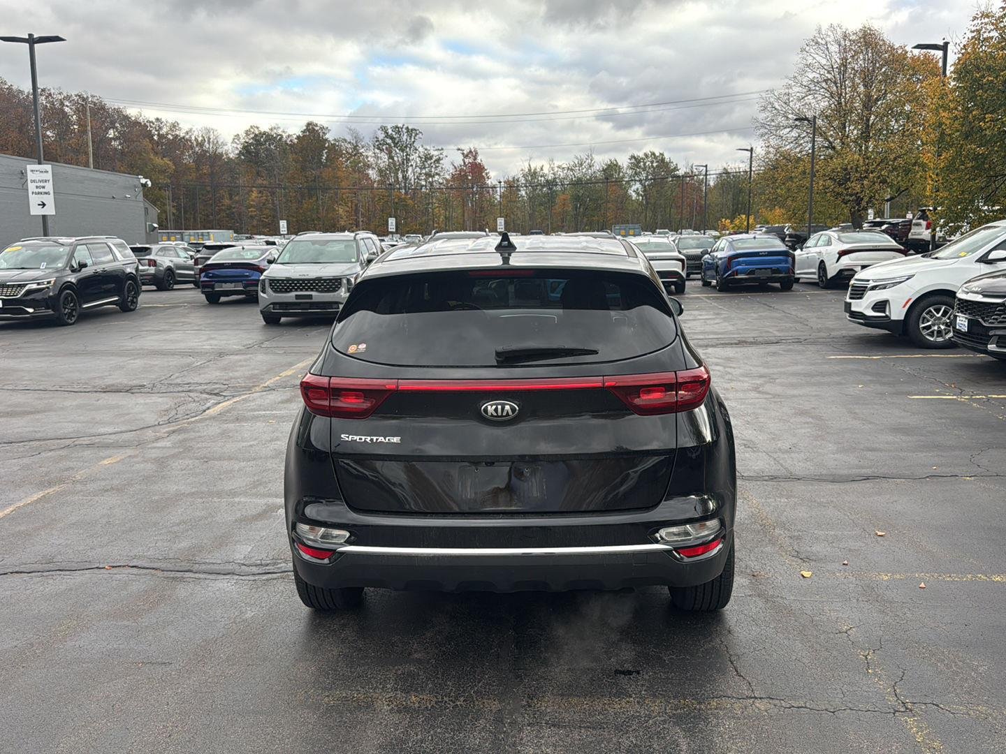 Used 2021 Black Cherry Kia LX image 8