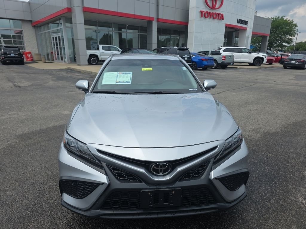 Certified Used 2022 Silver Toyota SE image 2