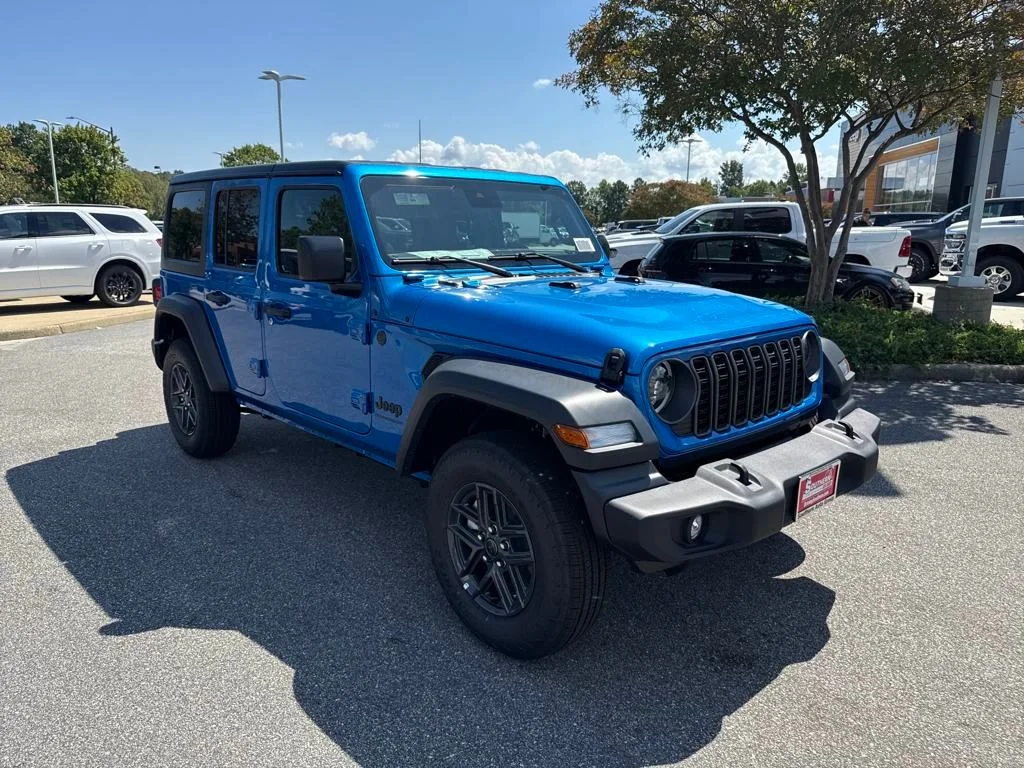 New 2025 Hydro Blue Pearl-Coat Exterior Paint Jeep Sport S image 8