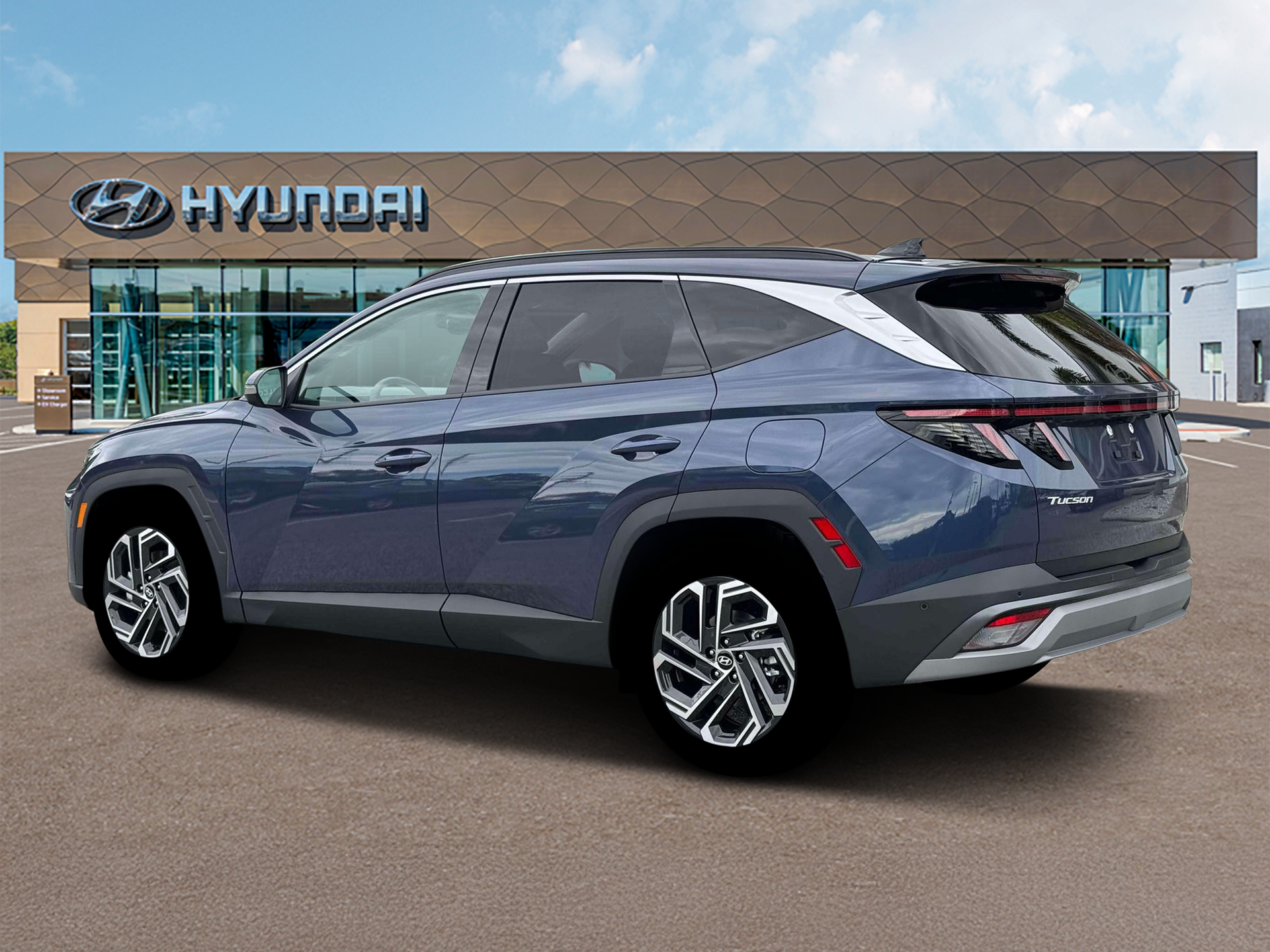 New 2026 Blue Hyundai Limited AWD image 4