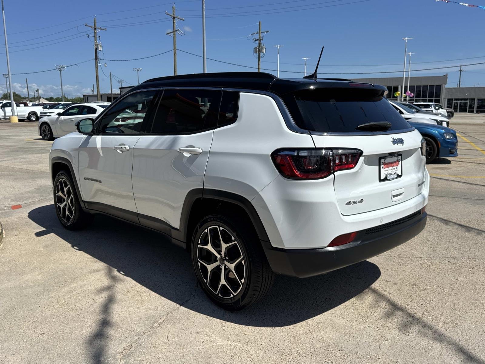 Used 2025 Bright White Clearcoat Jeep Limited image 5