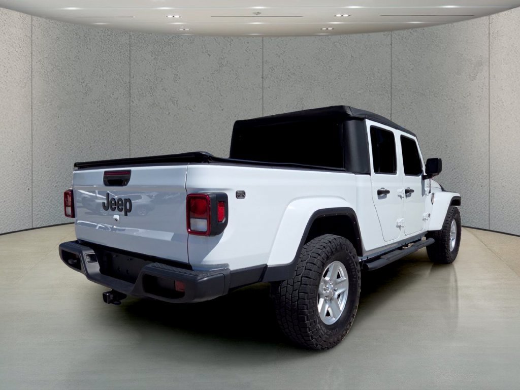 Certified Used 2022 Bright White Clearcoat Jeep Sport S image 5
