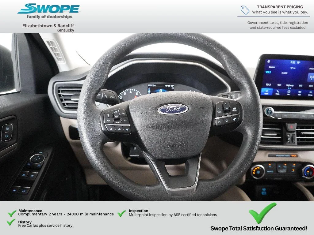 Certified Used 2022 Carbonized Gray Metallic Ford SE image 17