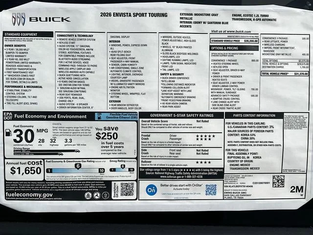 2026 Buick Envista Sport Touring - Photo 21