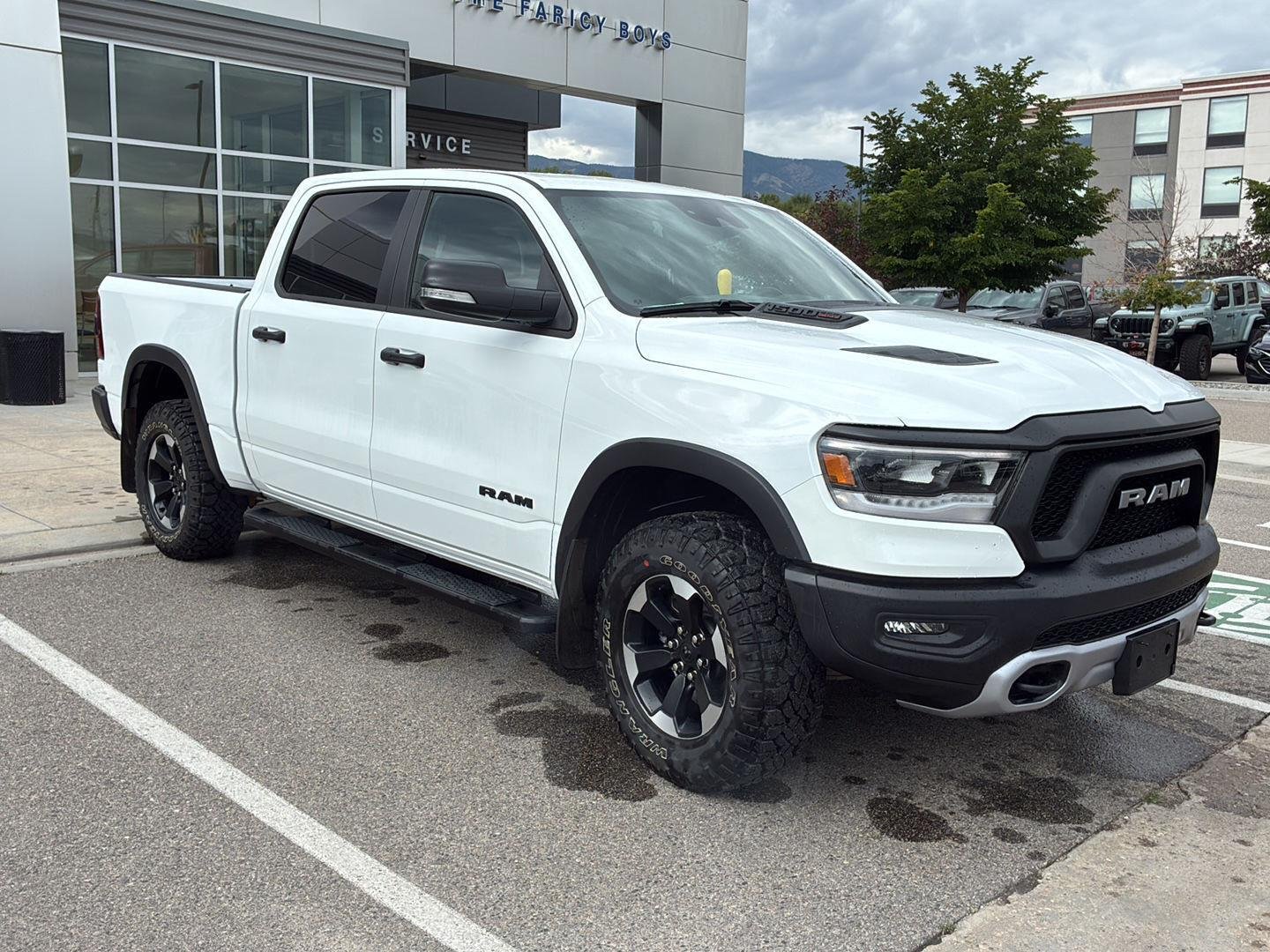 Used 2022 Bright White Clearcoat Ram Rebel image 2