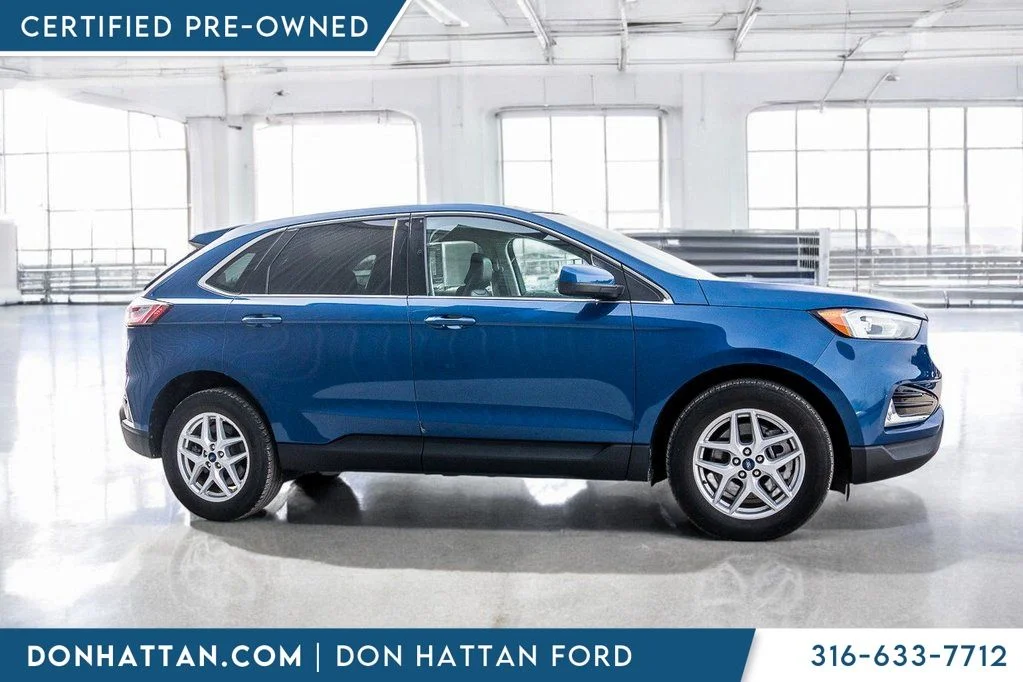 Certified Used 2022 Blue Ford SEL image 32