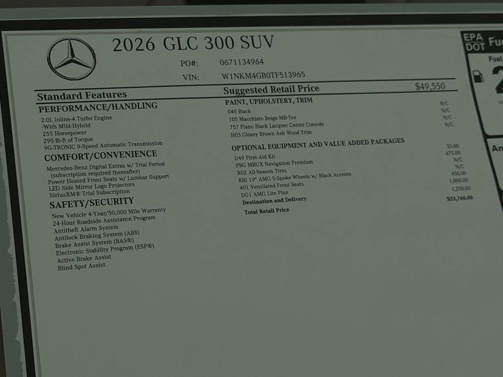 New 2026 Black Mercedes-Benz GLC 300 image 24