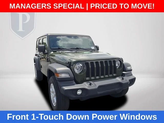 Used 2022 Green Jeep Unlimited Sport S image 14