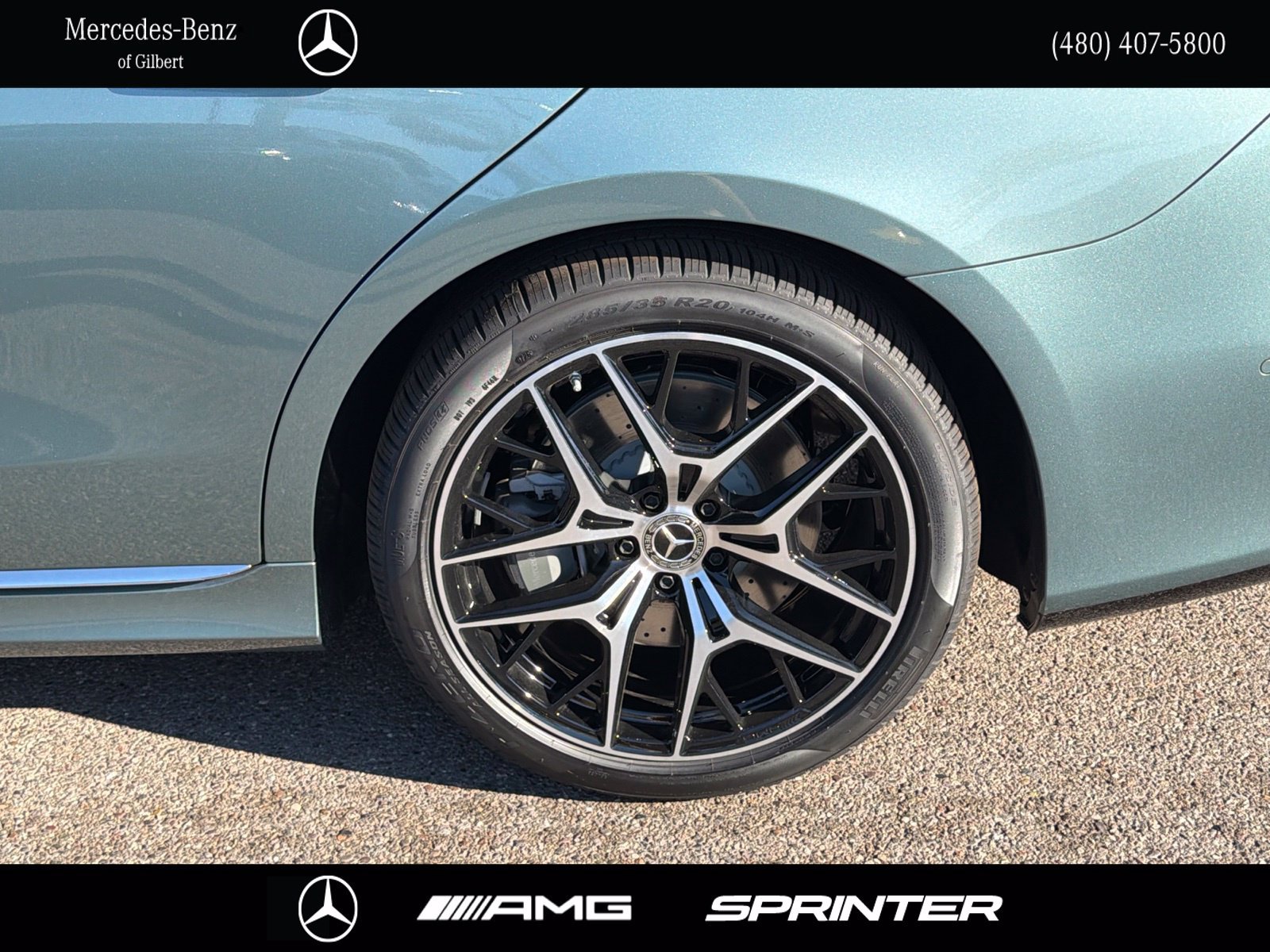 New 2027 Verde Silver Metallic Mercedes-Benz S 580 image 7