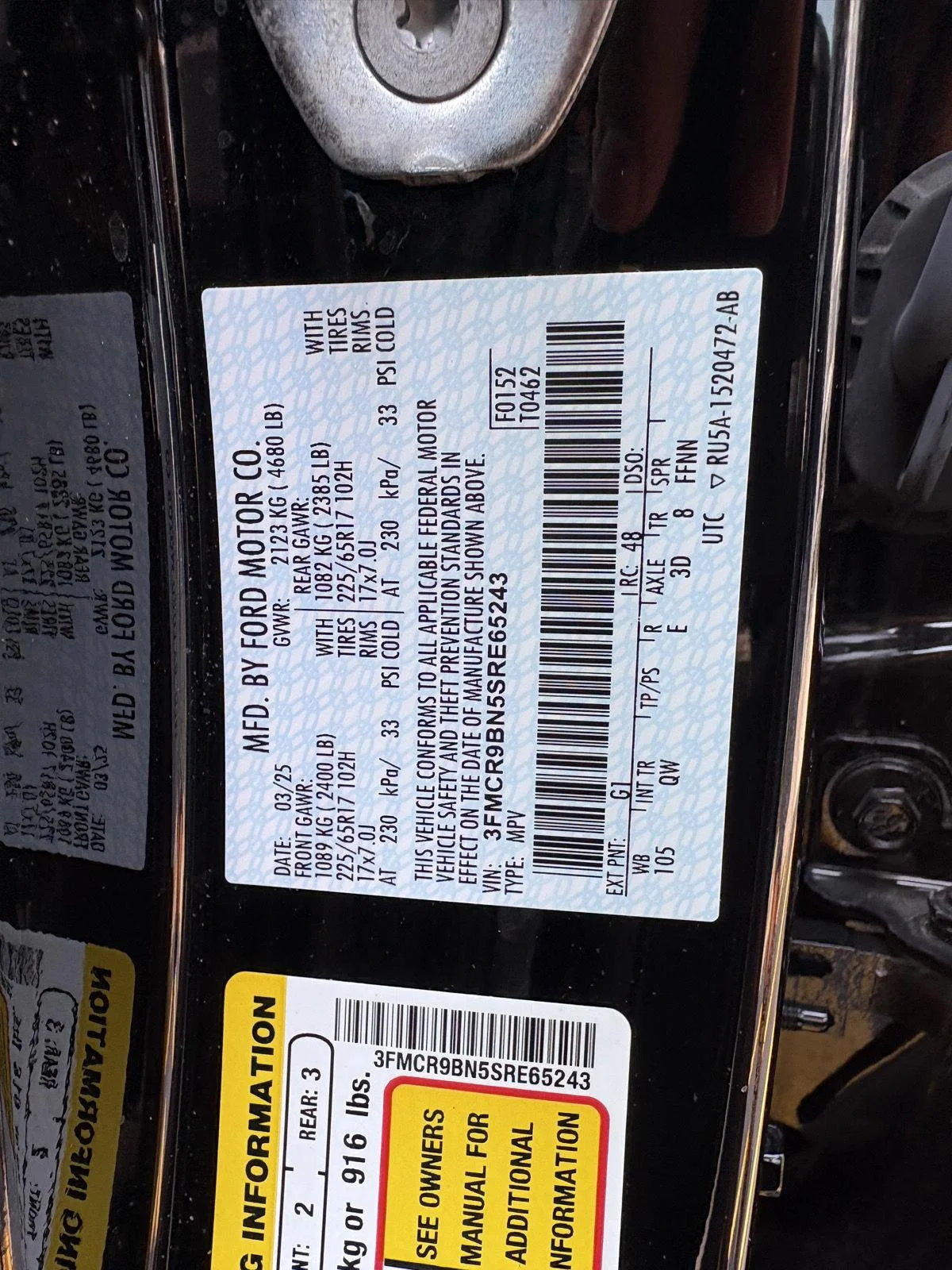 Used 2025 Shadow Black Ford Big Bend image 17