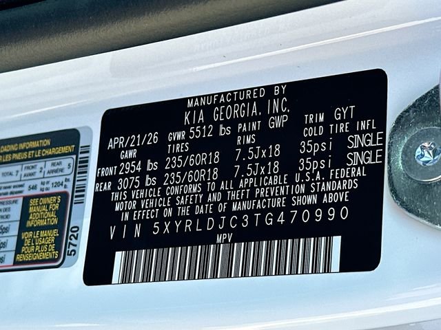 New 2026 Glacial White Pearl Kia S image 32