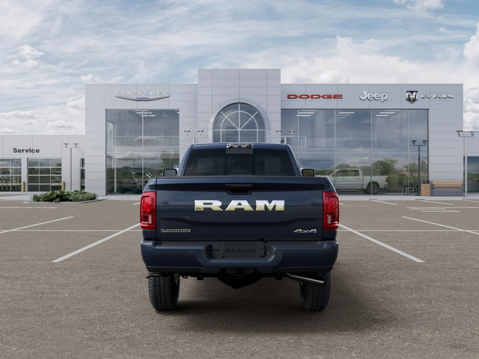 New 2026 Forged Blue Metallic Exterior Paint RAM Laramie image 34
