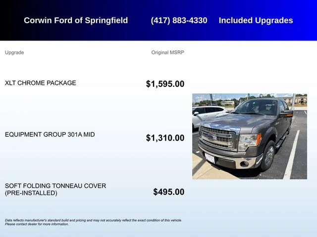Used 2014 Sterling Gray Metallic Ford XLT image 5