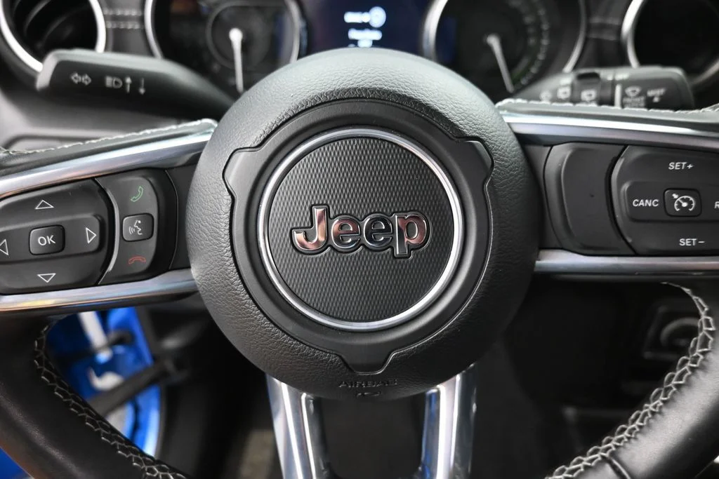 Certified Used 2023 Blue Jeep Sahara 4xe image 18