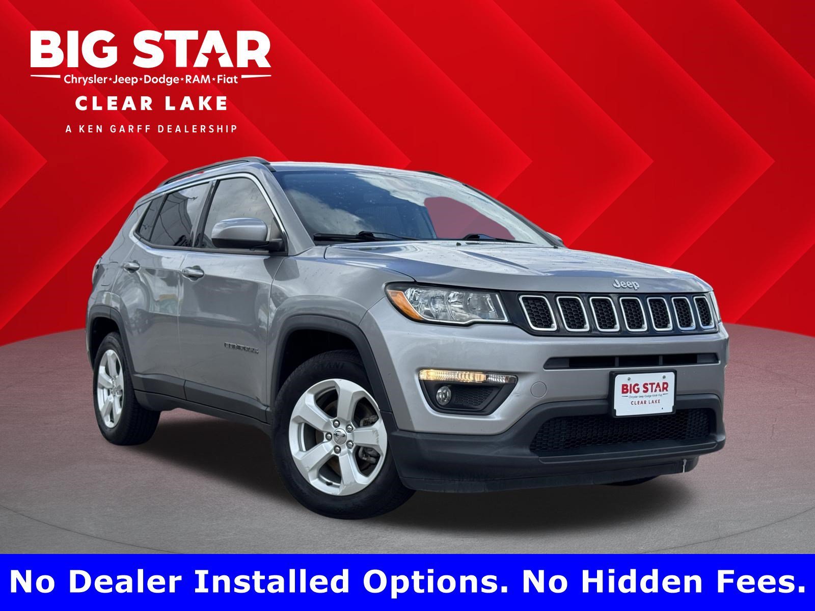 Used 2020 Billet Silver Metallic Clearcoat Jeep Latitude image 1