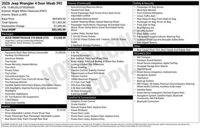 Used 2026 White Jeep Moab 392 image 32