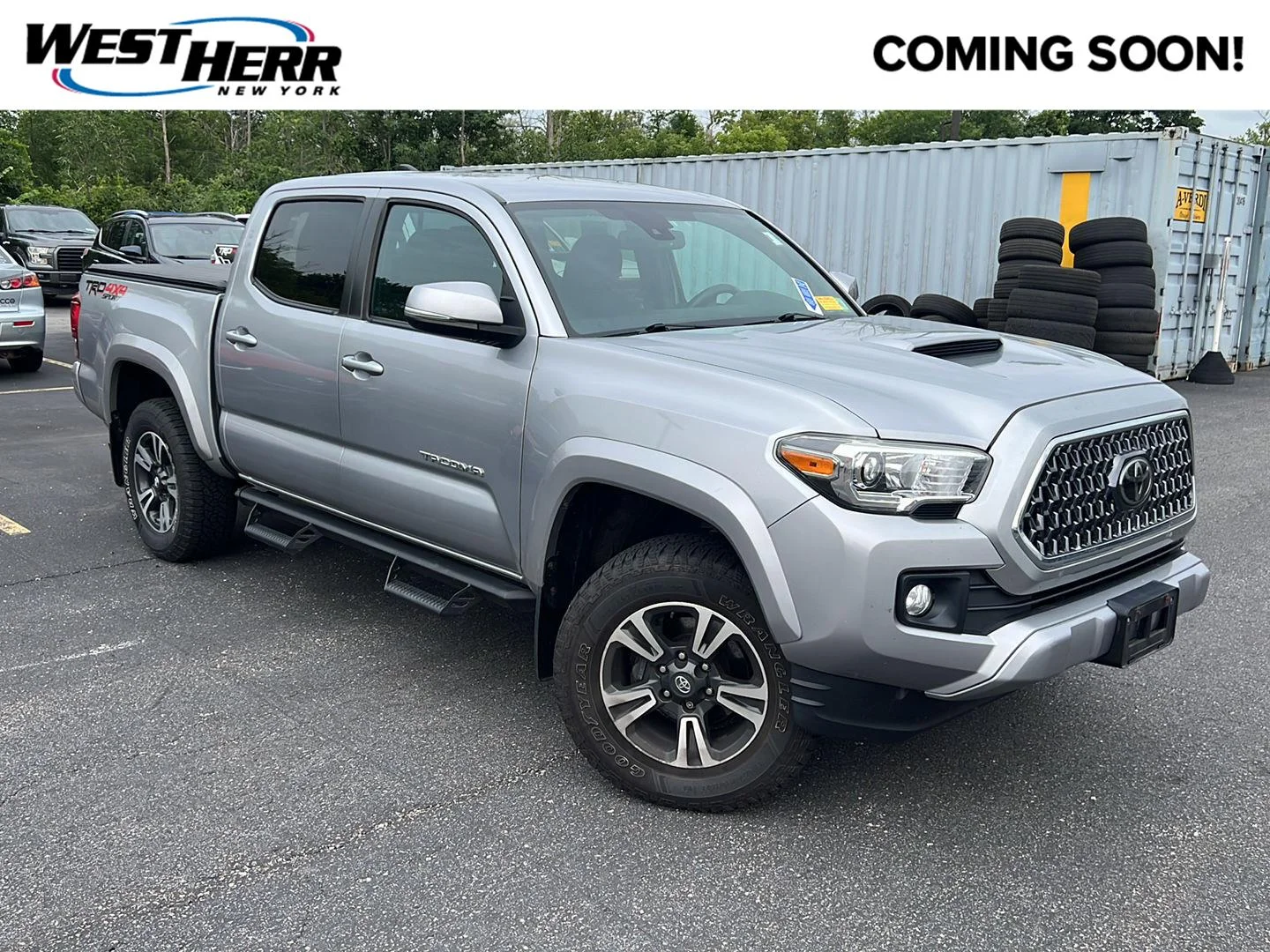 Used 2019 Silver Sky Metallic Toyota TRD Sport image 1