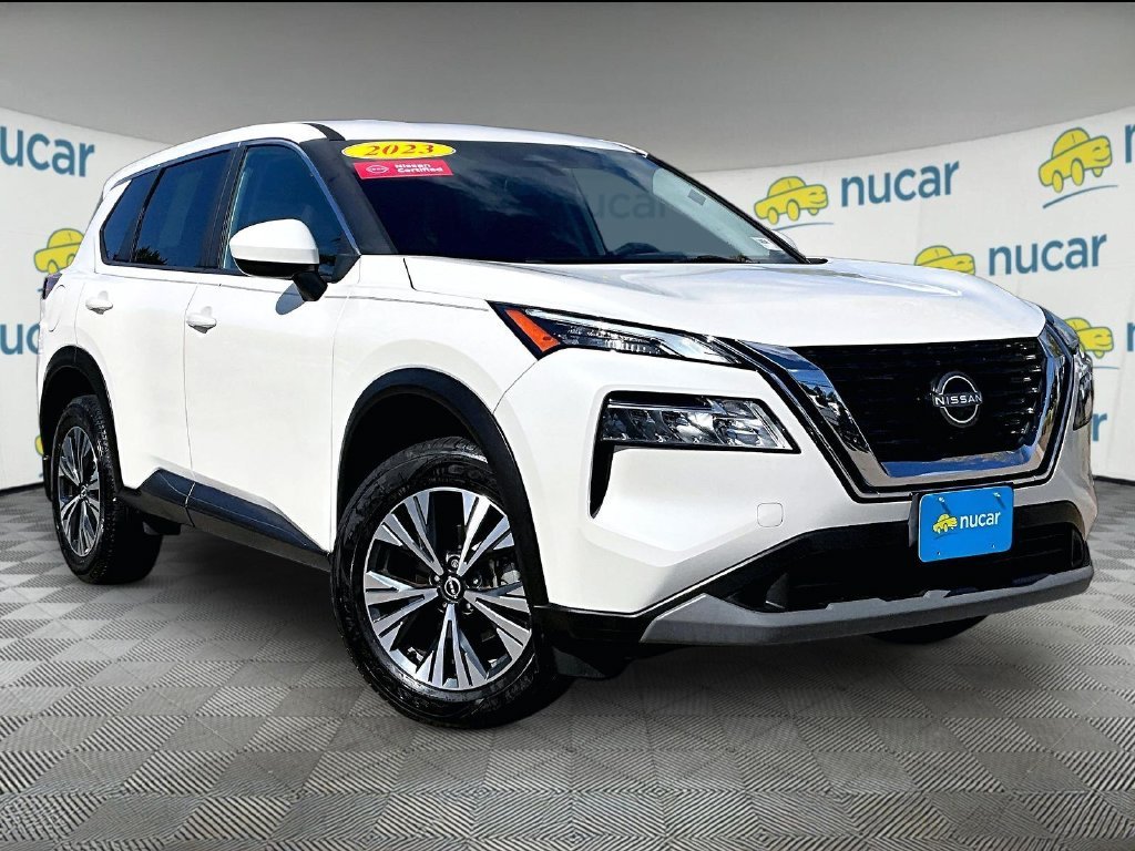 Certified Used 2023 White Nissan SV image 1