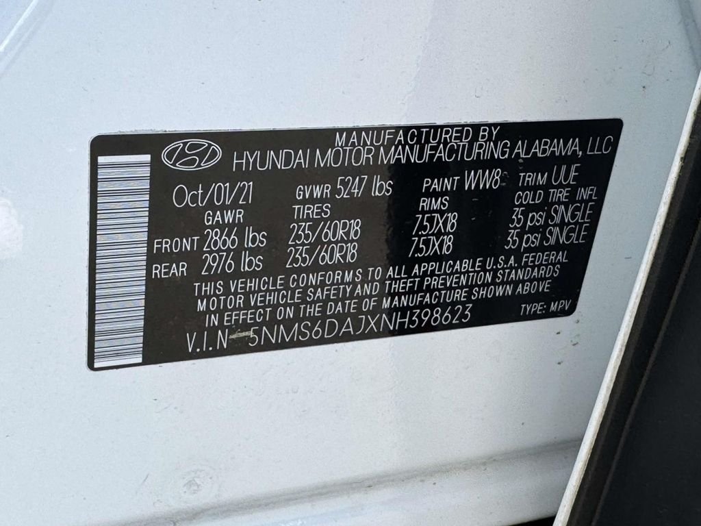 Used 2022 Gray Hyundai SEL image 30