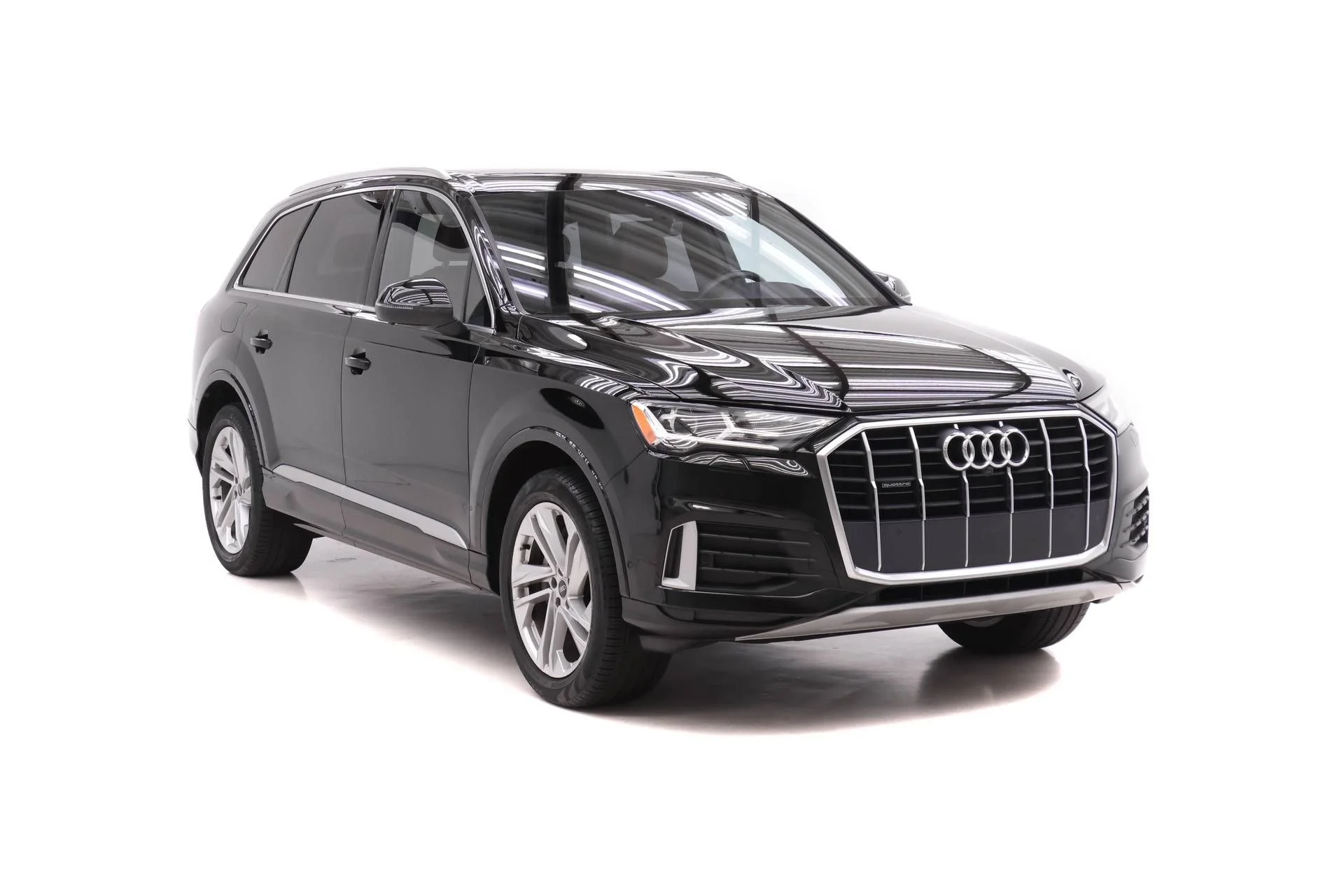 Certified Used 2021 Black Audi 45 Premium Plus image 2
