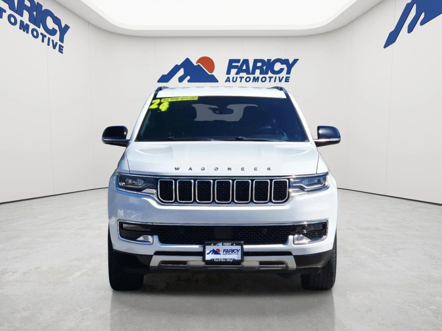 Used 2024 Bright White Clearcoat Jeep Series II image 2