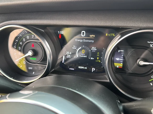 Used 2023 Yellow Jeep Sahara 4xe image 12
