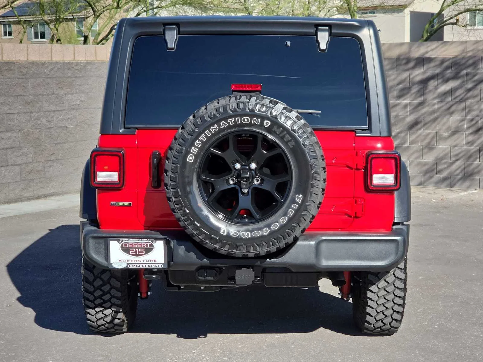 Used 2022 Firecracker Red Clearcoat Jeep Unlimited Willys image 8