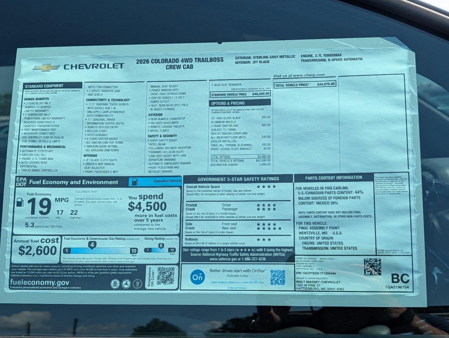New 2026 Sterling Gray Metallic Chevrolet Trail Boss image 39
