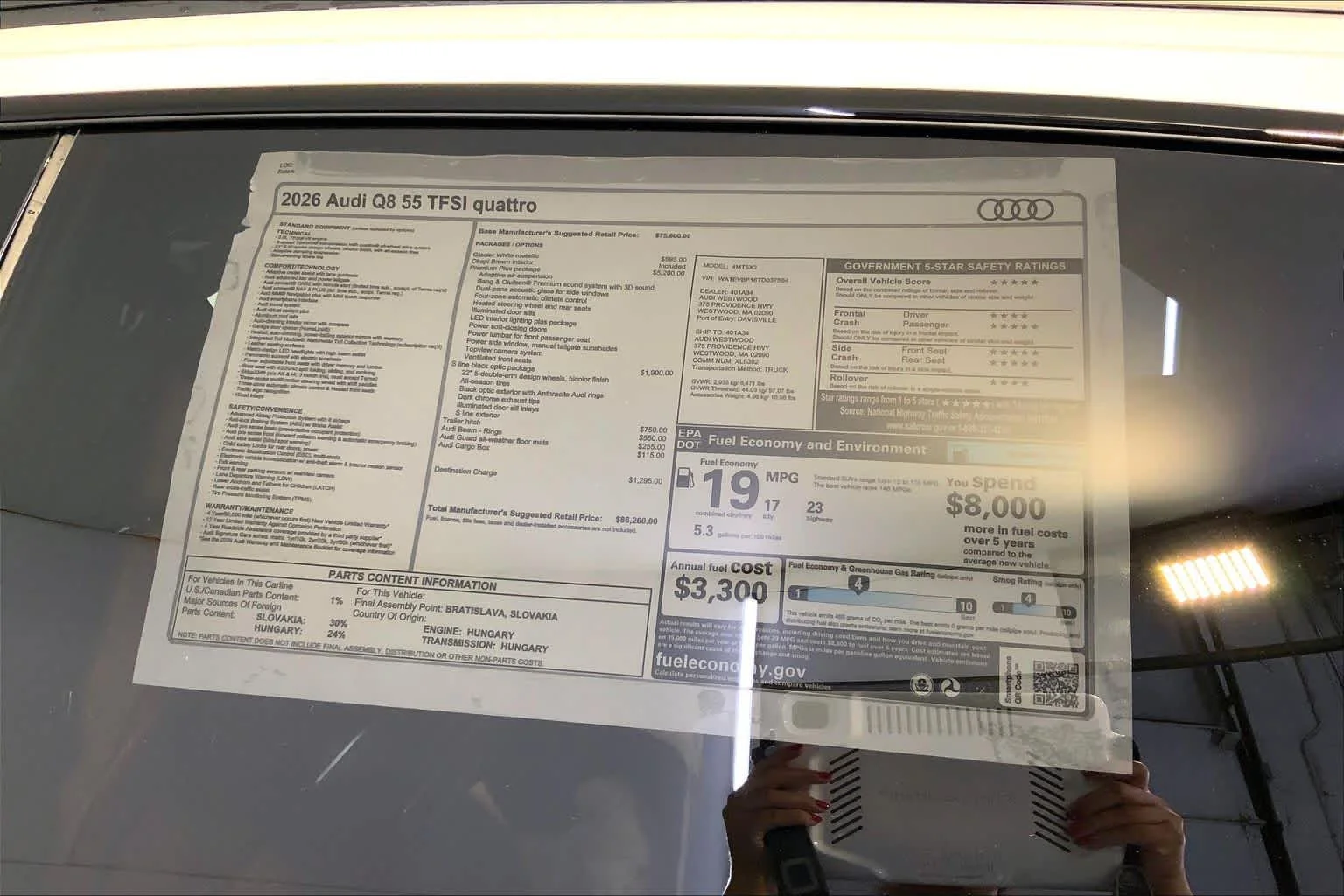New 2026 Glacier White m Audi Premium Plus image 19