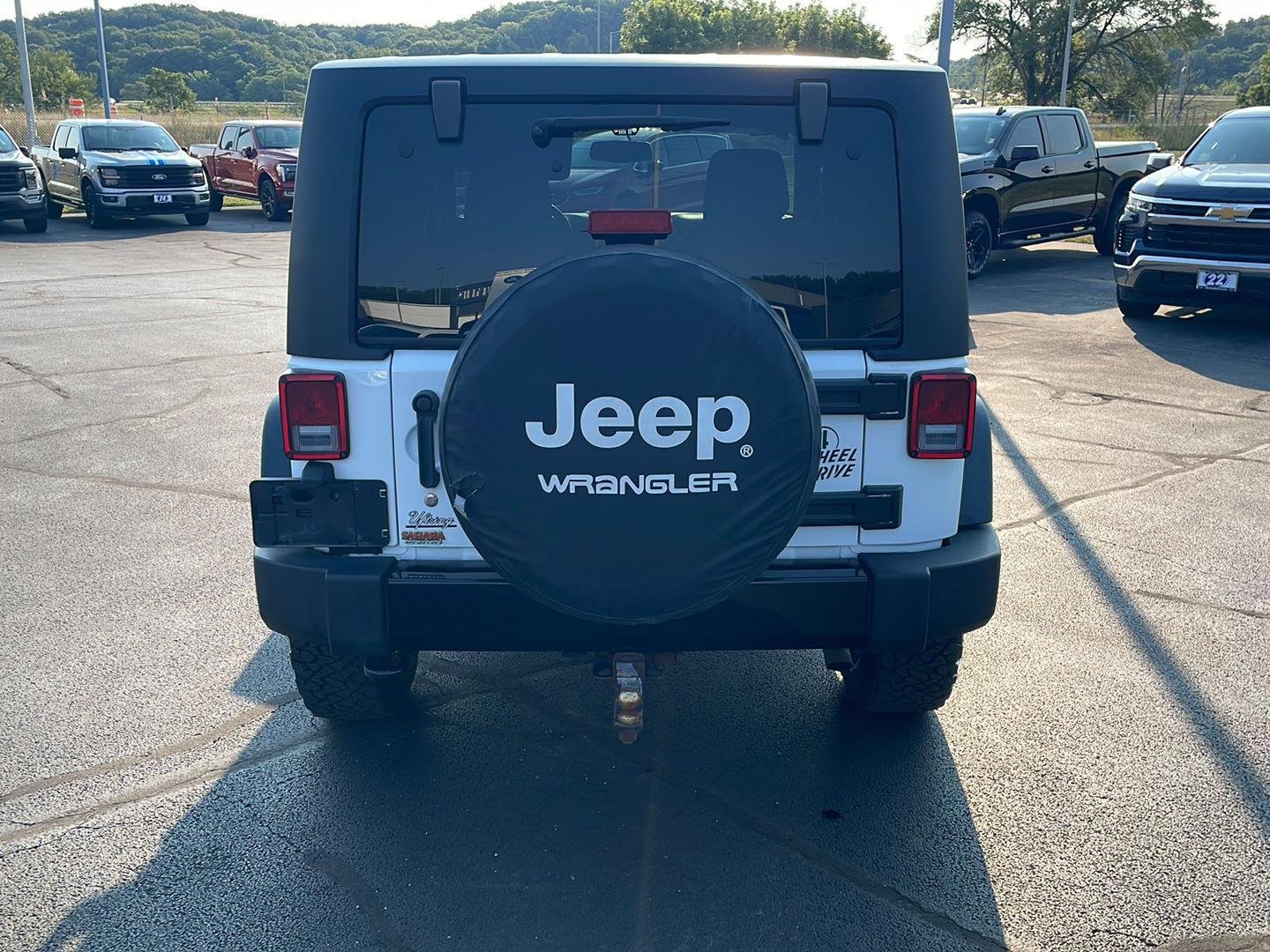 Used 2016 Bright White Clearcoat Jeep Willys Wheeler image 4