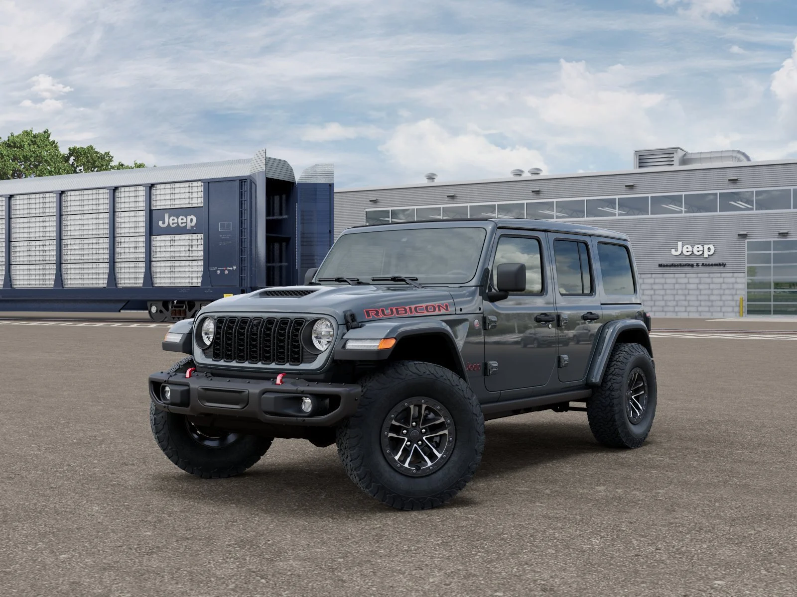 New 2026 Anvil Clear-Coat Exterior Paint Jeep Rubicon X IN-TRANSIT image 1