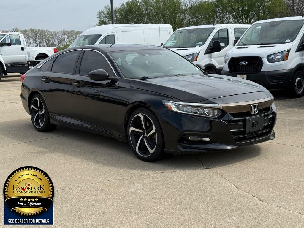 Used 2019 Crystal Black Pearl Honda Sport 1.5T CVT image 3
