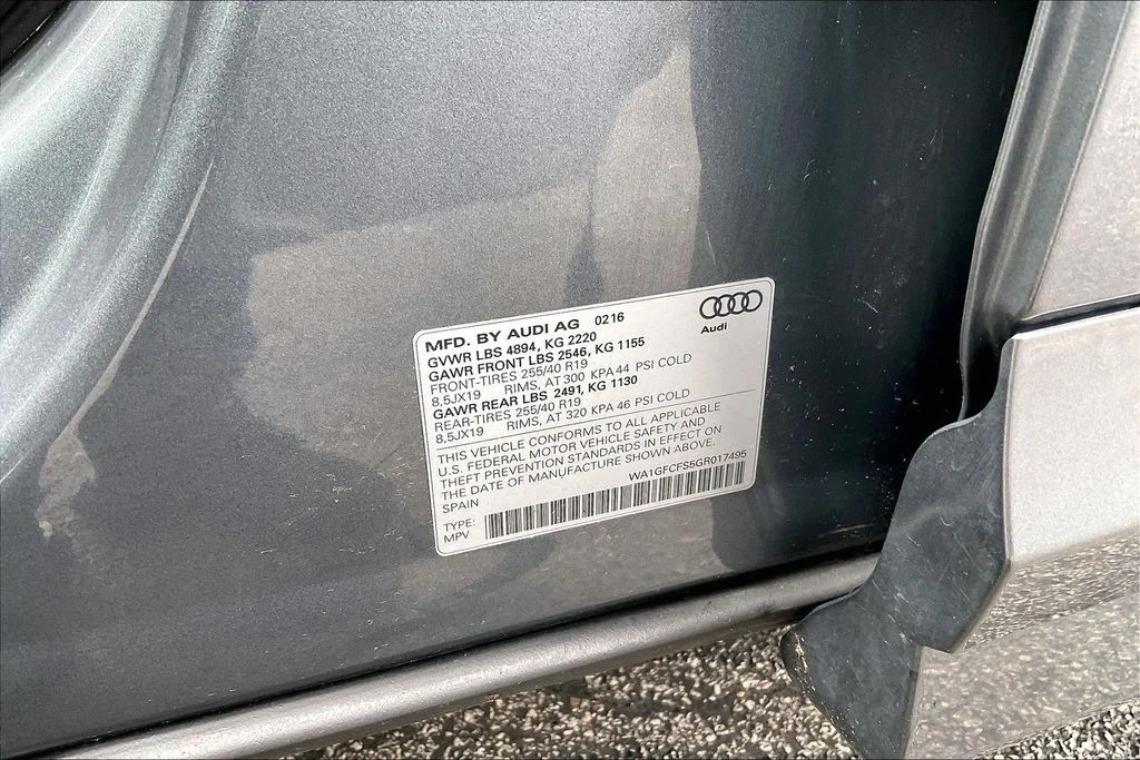 Used 2016 Gray Audi 2.0T Prestige image 37