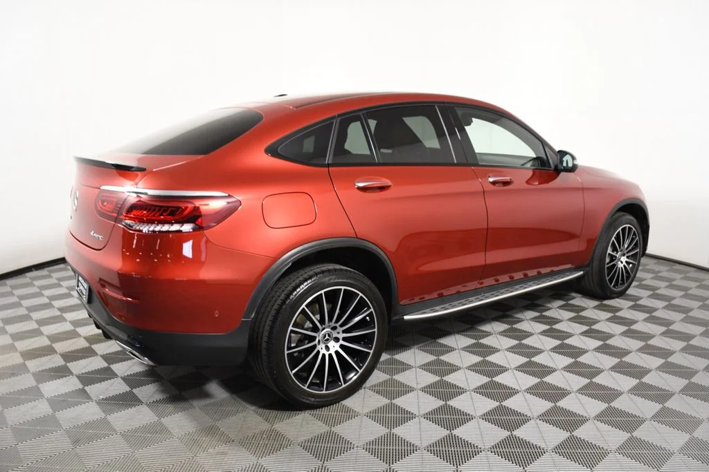 Used 2021 designo Cardinal Red Metallic Mercedes-Benz GLC 300 Coupe image 7