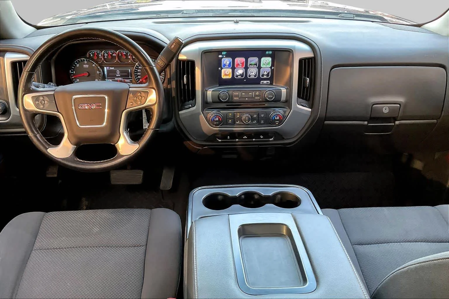 Used 2019 Stone Blue Metallic GMC SLE image 14