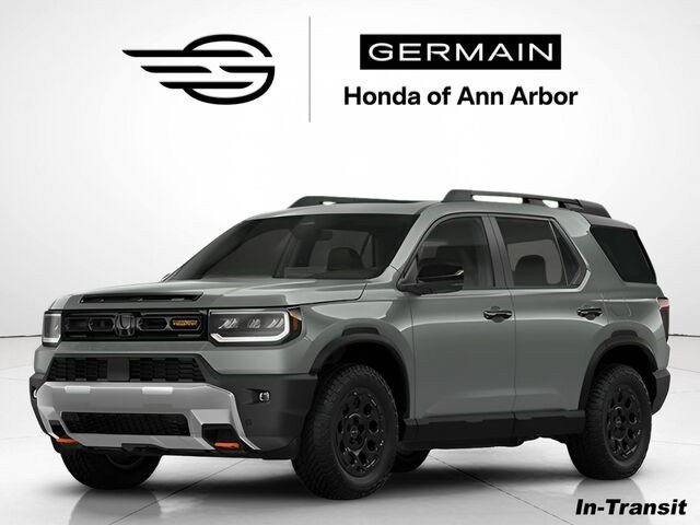 New 2026 Ash Green Metallic Honda TrailSport Blackout image 2
